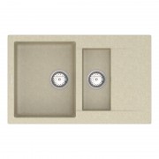Мийка для кухні Vankor Orman 78,5х49 см кварц бежевий Orman OMP 04.80 Beige