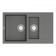 Мийка для кухні Vankor Orman 78,5х49 см кварц сірий Orman OMP 04.80 Gray