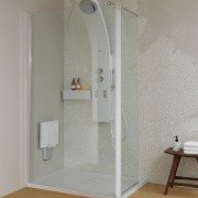 Душова кабіна Kolpa San Flex TS 140+TS 55/K-R 140x55 см права профіль хром/прозоре скло 517010