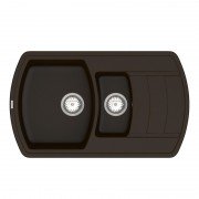 Мийка для кухні Vankor Norton 85,5х50 см кварц шоколад Norton NMP 04.86 Chocolate