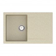 Мийка для кухні Vankor Orman 76,5х48 см кварц бежевий Orman OMP 02.78 Beige