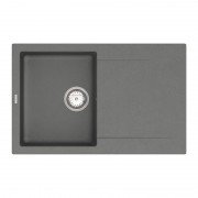 Мийка для кухні Vankor Orman 76,5х48 см кварц сірий Orman OMP 02.78 Gray