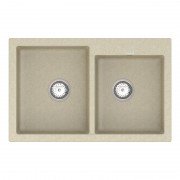 Мийка для кухні Vankor Orman 79,5х50 см кварц бежевий Orman OMP 05.80 Beige