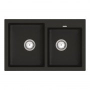 Мойка для кухни Vankor Orman 79,5х50 см кварц черный Orman OMP 05.80 Black
