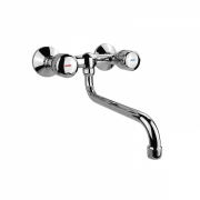 Смеситель для кухни GRB Cocinas настенный двухвентильный хром 2152446034