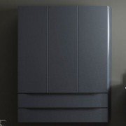 Пенал для ванної Kolpa-san Malaya M 1301/1000 100х130 см МДФ темно-сірий 573780