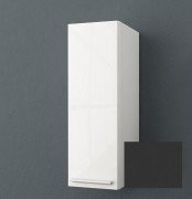 Шафка для ванної Kolpa-san Jolie J 902 підвісна 30х90 см ДСП з ПВХ-плівкою антрацит 530870