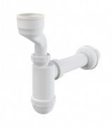 Сифон для писсуара Koller Pool  A45A с манжетой пластик белый UWP