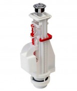 Сливной механизм Koller Pool A08 с двойной кнопкой хром SMUP2