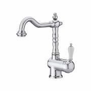 Смеситель для раковины GRB Clasica Retro однорычажный хром 910700