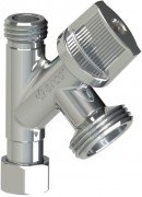 Кран приборный Arco Conekta 3/8x3/8x3/4 угловой хром 280010