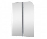 Шторка для ванної Koller Pool Waterfall line QP95 115х140 см ліва хром/прозоре скло QP95(left) chrome,clear