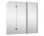 Шторка для ванної Koller Pool Waterfall line QP96 150х140 см права хром/прозоре скло QP96(right) chrome,clear