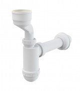 Сифон для пісуара Koller Pool  A45A з манжетою пластик білий UWP