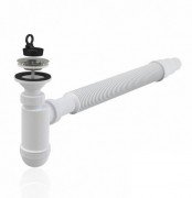 Сифон для раковини Koller Pool A41 + A710 d40 з гнучким з'єднанням R40CF