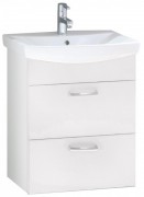 Тумба с раковиной Kolpa-san Viva OUV 60 60.5х70.5 см ДСП белый 505340