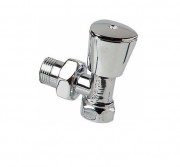 Кран радіаторний Arco 1/2х1/2 кутовий хром 503505
