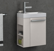 Тумба с раковиной Kolpa-san Kiki OUK 40 D 40.6х51 см правая ДСП белый 529130