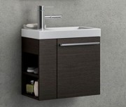 Тумба с раковиной Kolpa-san Kiki OUK 50 D 50.6х51 см правая ДСП темный дуб 538830