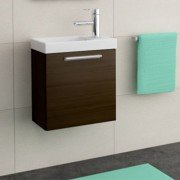 Тумба з раковиною Kolpa-san Kiki OUK 40 40.6х51см ДСП темний дуб 529100