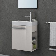 Тумба з раковиною Kolpa-san Kiki OUK 40 L 40.6х51 см ліва ДСП білий 529120