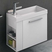 Тумба с раковиной Kolpa-san Kiki OUK 50 D 50.6х51 см правая ДСП белый 561150