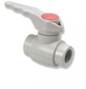 Кран кульовий Ekoplastik D20 мм поліпропілен/латунь SVEK020XXX