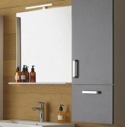 Зеркало для ванной Kolpa-San Evelin OGE 80 80х70 см ДСП серый 573950