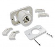 Настенный уголок для гипсокартона Ekoplastik полипропилен/латунь SNKS020SXX