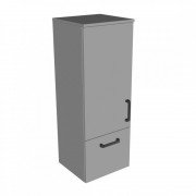 Пенал для ванной Kolpa-san Evelin E 1021 37.2х102 см ДСП белый 574000