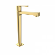 Змішувач для раковини GRB Jolie одноважельний з донним клапаном матове золото 82531827