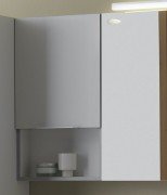 Шафка для ванної Kolpa-san Lana L 702/14 підвісний 40х70 см ДСП сірий 529090