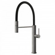 Смеситель для кухни Gessi 316 Flessa с выдвижной лейкой нержавеющая сталь полированная 60010#239