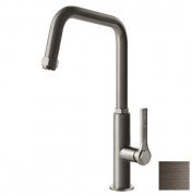 Смеситель для кухни Gessi Officine однорычажный черный металл брашированный 60051#707