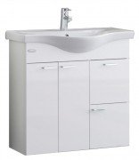 Тумба с раковиной Kolpa-san Fiona OUF 80 80х80см ДСП белый 507690