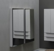 Пенал для ванной Kolpa-san Malaya M 1302/15 45х130 см МДФ/зеркало бежевый 573740