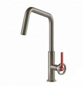 Змішувач для кухні Gessi Officine Volantino одноважільний нержавіюча сталь 60201#149