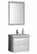 Зеркало и тумба с раковиной Kolpa-san Sara 62 ДСП светлый текстурный 507820
