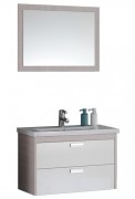 Дзеркало і тумба з раковиною Kolpa-san Sara 82 ДСП світлий текстурний 507830