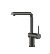 Смеситель для кухни Gessi Inedito однорычажный черный металл брашированный 60451#126