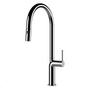 Змішувач для кухні Gessi Stelo з висувною лійкою хром 60303#031