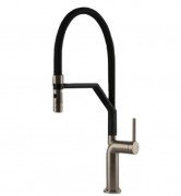 Змішувач для кухні Gessi Stelo з висувною лійкою нержавіюча сталь 60315#149