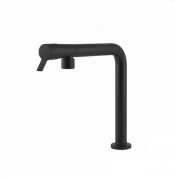 Змішувач для кухні Gessi Fisso одноважільний матовий чорний 60073#299