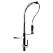 Смеситель для кухни Gessi Oxygene Cucina HT с выдвижной лейкой хром 00941#031