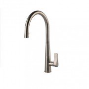 Змішувач для кухні Gessi Proton з витяжною лійкою нержавіюча сталь 17153#149