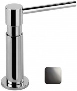 Дозатор для рідкого мила Gessi Oxygene Сucina врізний 500 мл чорний метал 29651#706