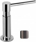 Дозатор для жидкого мыла Gessi Oxygene Сucina врезной 500 мл черный метал брашированный 29651#707