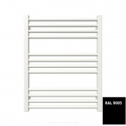 Електрична рушникосушка Terma Fiona 900x530 мм сталь чорний WGFIN090053/SX/9005