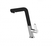 Смеситель для кухни Gessi Incline однорычажный черный/хром 50005#399
