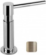 Дозатор для рідкого мила Gessi Oxygene Сucina врізний 500 мл латунь брашірованная 29651#726